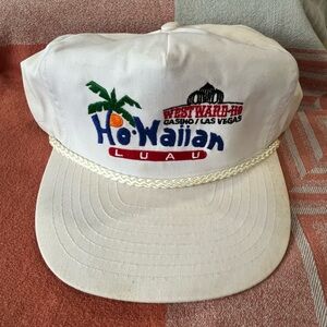 Vintage 1990s Ho'Waiian Luau Snapback Hat